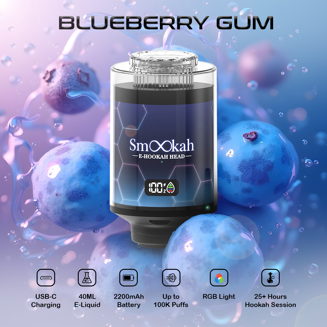 Smookah 2 in 1 Disposable Vape Hookah Head 100K Puff - $24.99