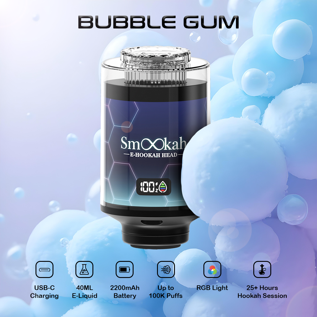 Smookah 2 in 1 Disposable Vape Hookah Head 100K Puff - $24.99