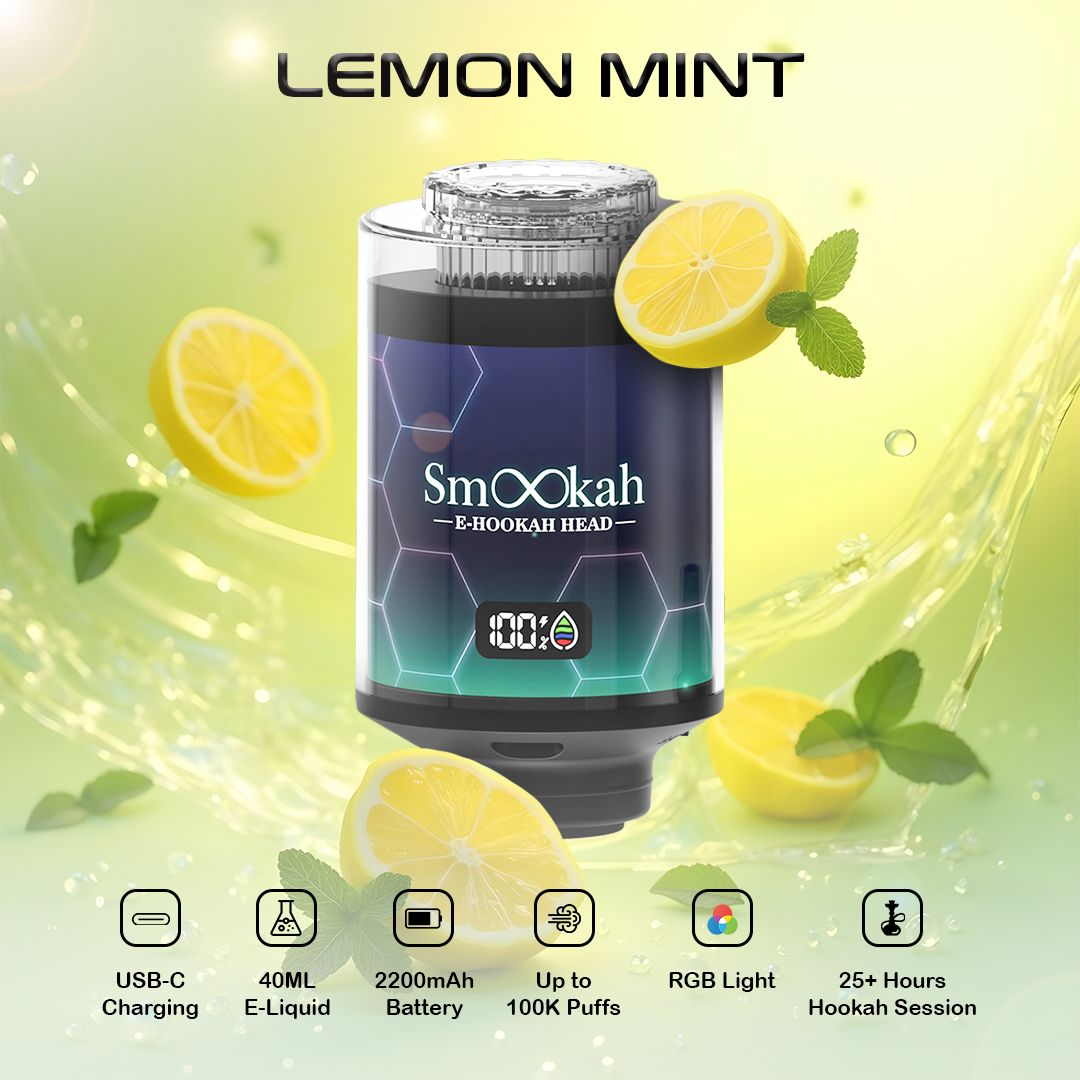 Smookah 2 in 1 Disposable Vape Hookah Head 100K Puff - $24.99