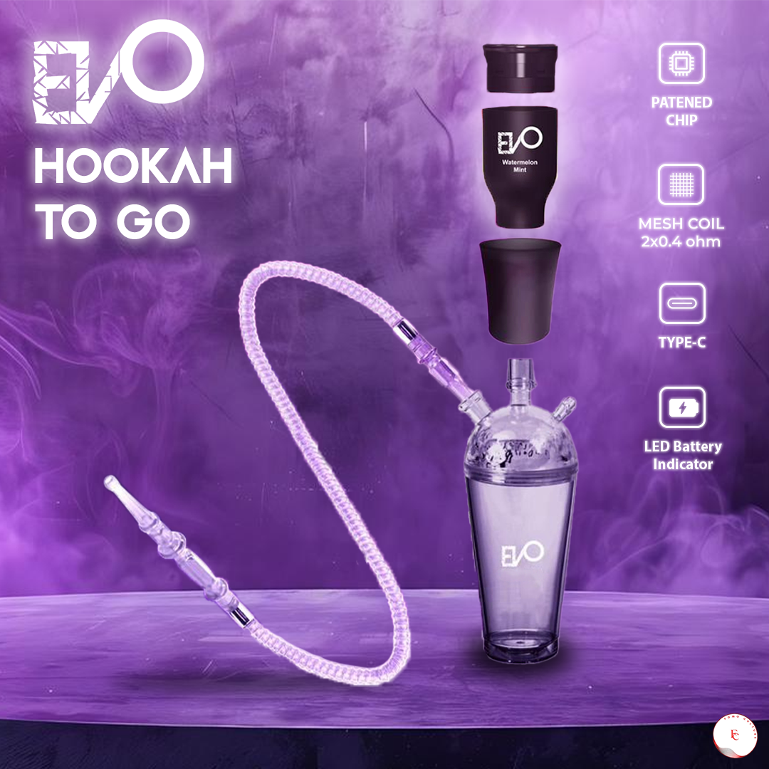 EVO DISPOSABLE HOOKAH TO GO - $39.99